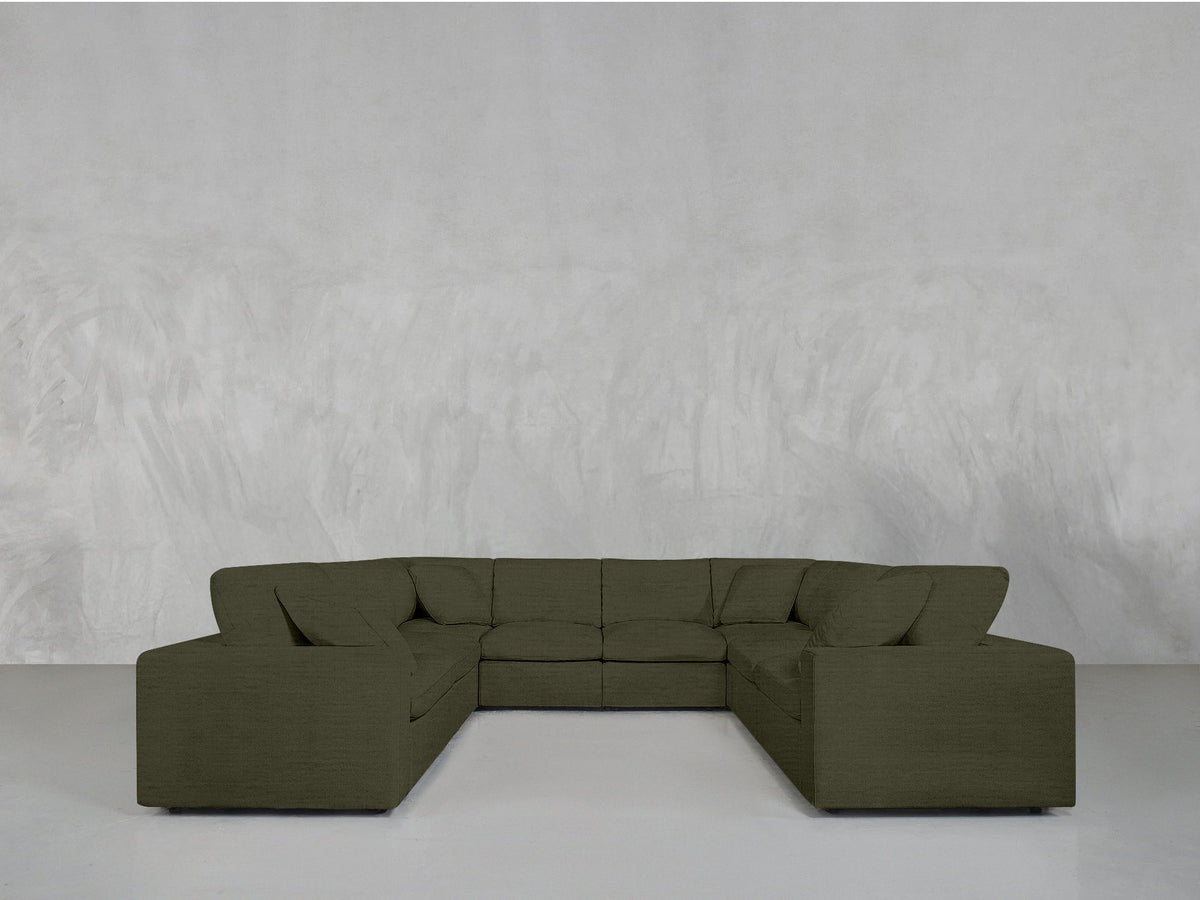 8-Seat Modular U-Sectional - 7th Avenue