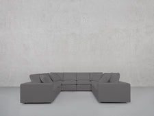 8 - Seat Modular U - Sectional - 7th Avenue