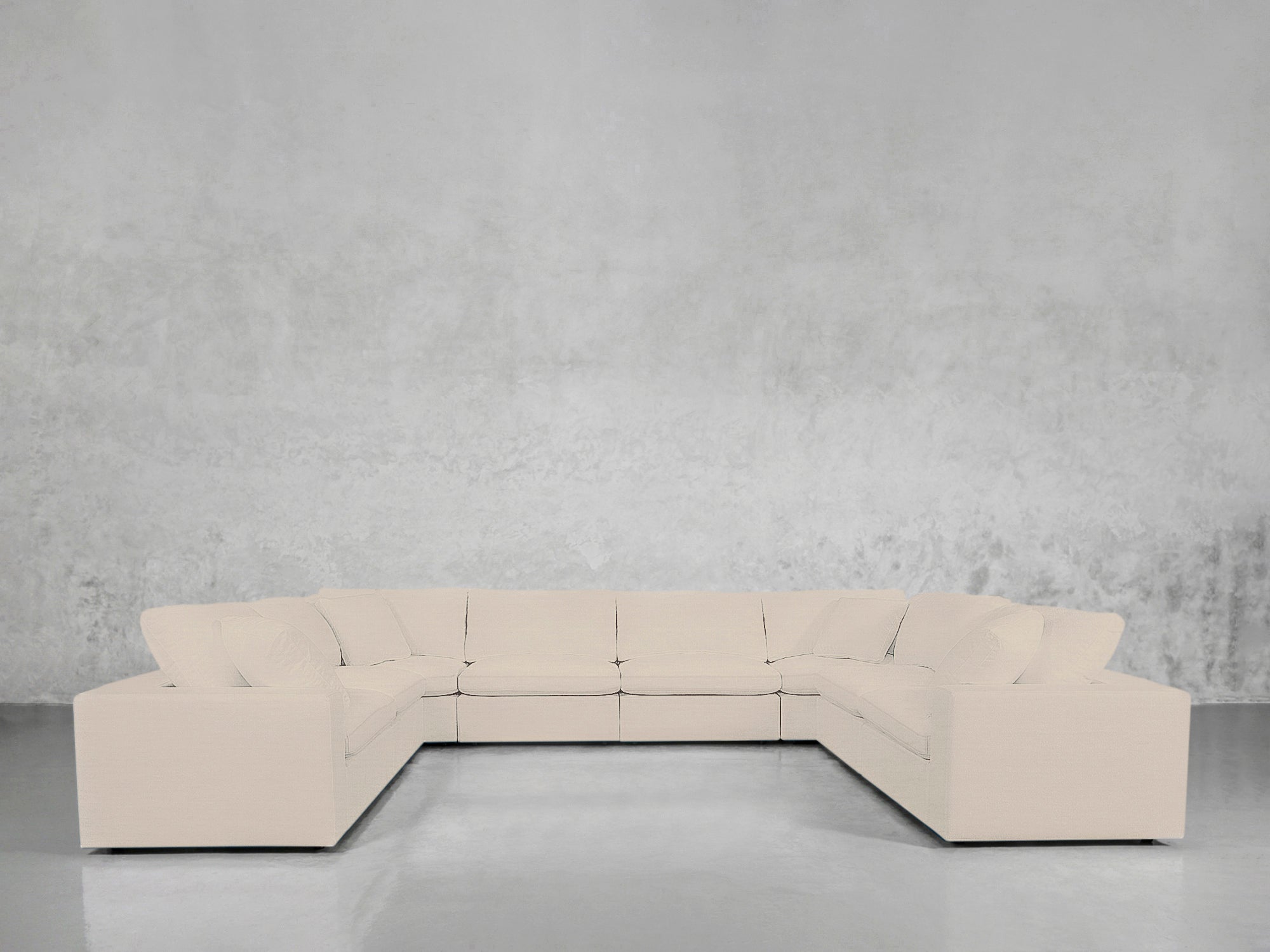 8-Seat Modular U-Sectional - 7th Avenue