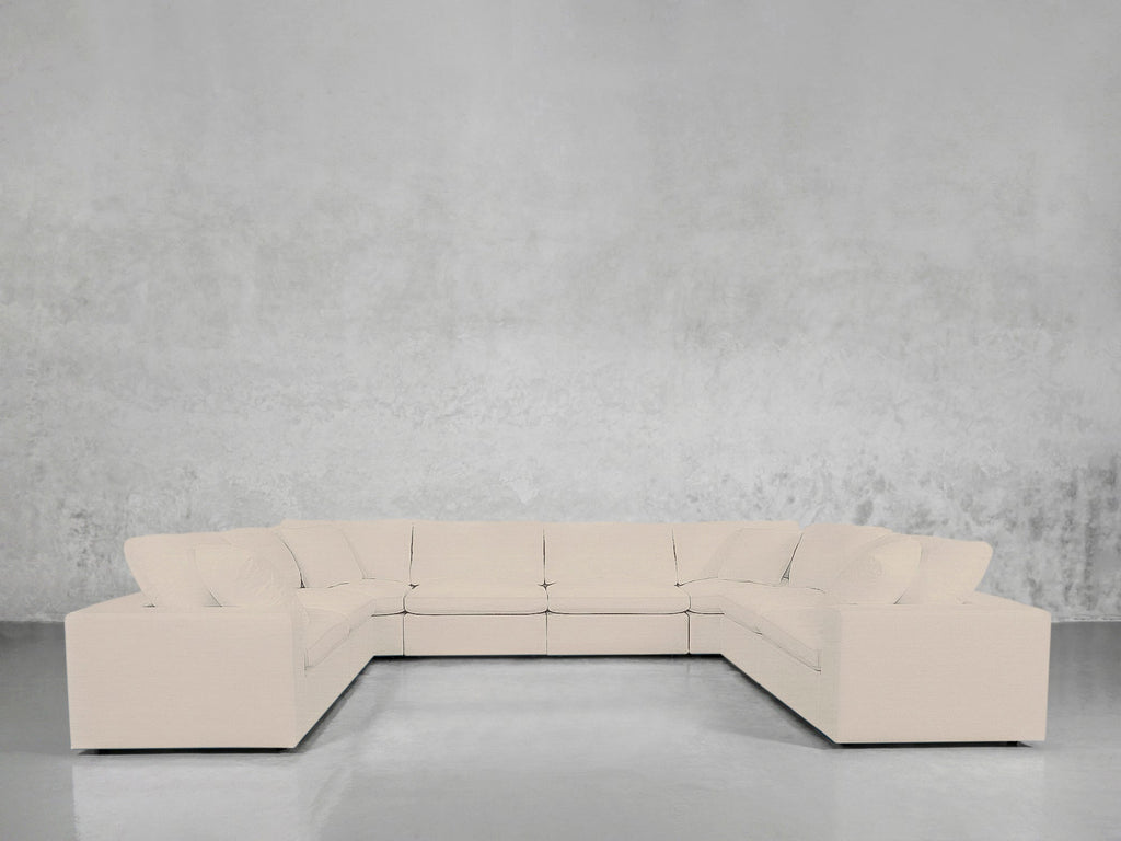 8 - Seat Modular U - Sectional - 7th Avenue