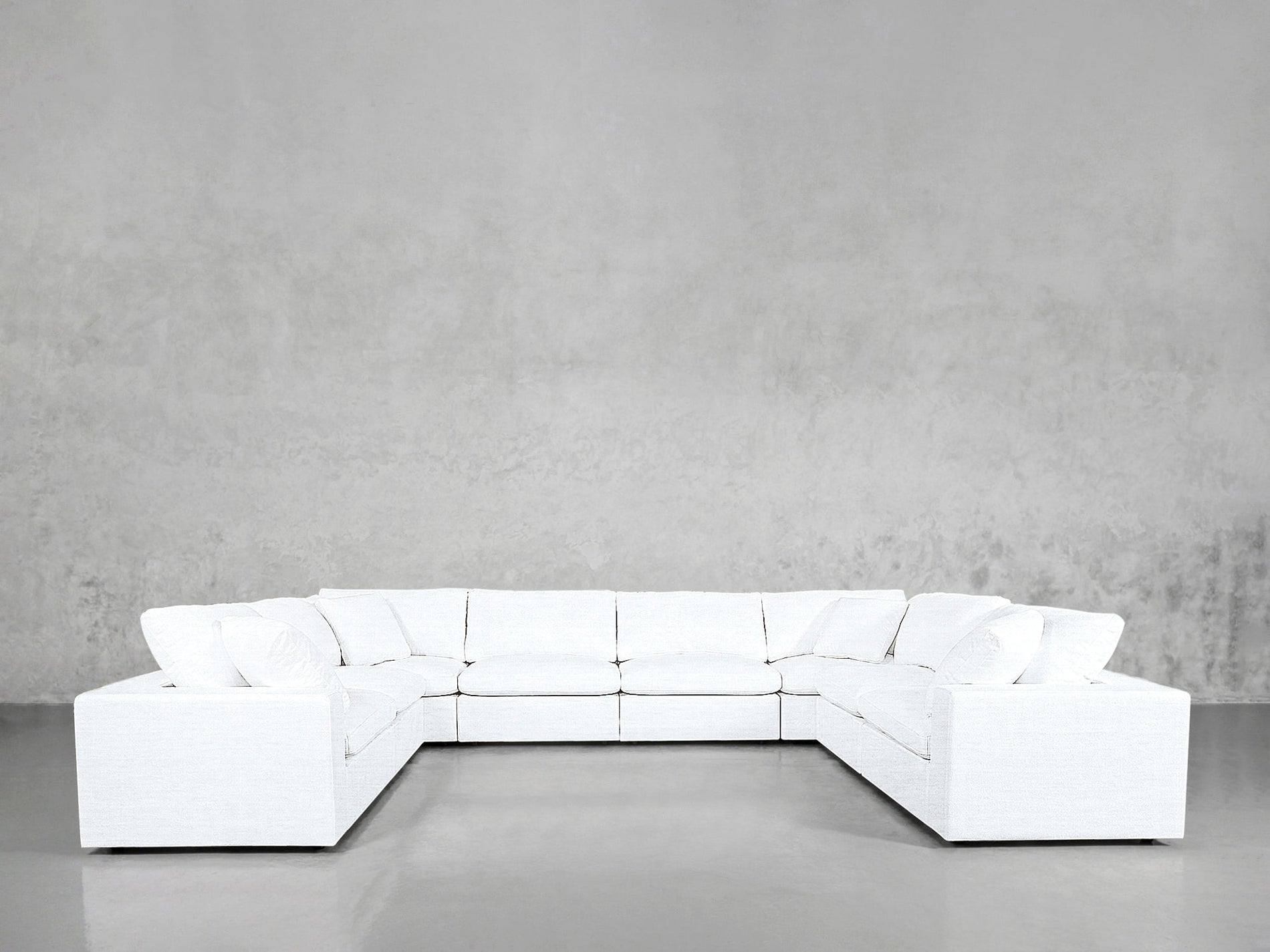 8 - Seat Modular U - Sectional - 7th Avenue