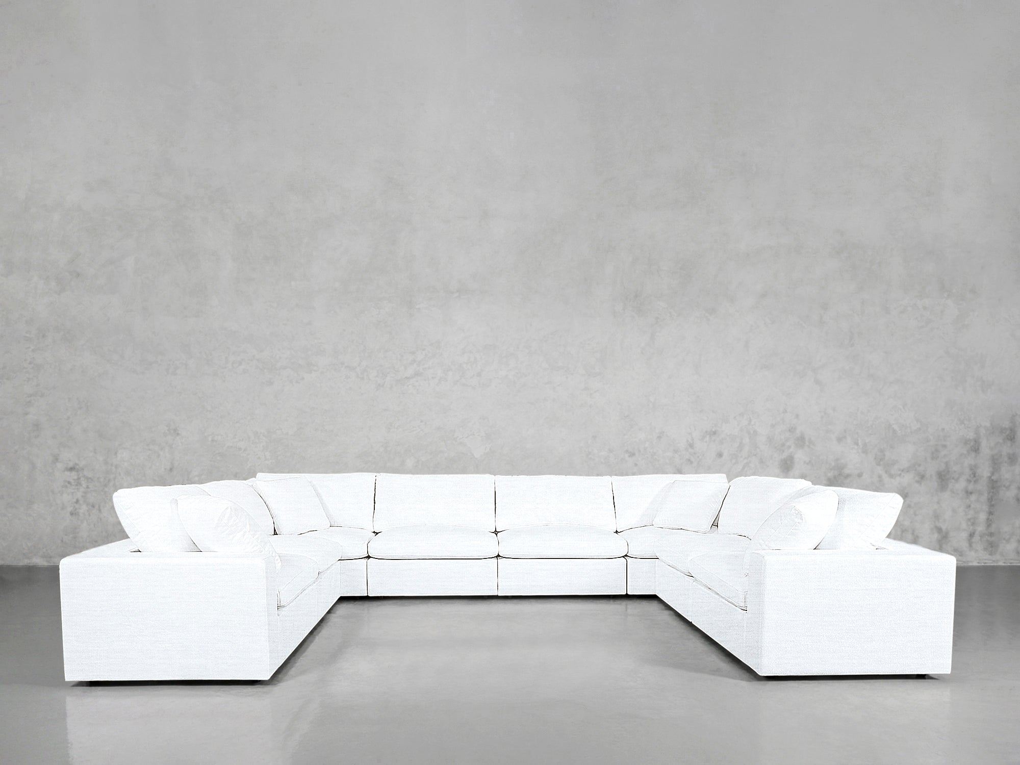 8 - Seat Modular U - Sectional - 7th Avenue