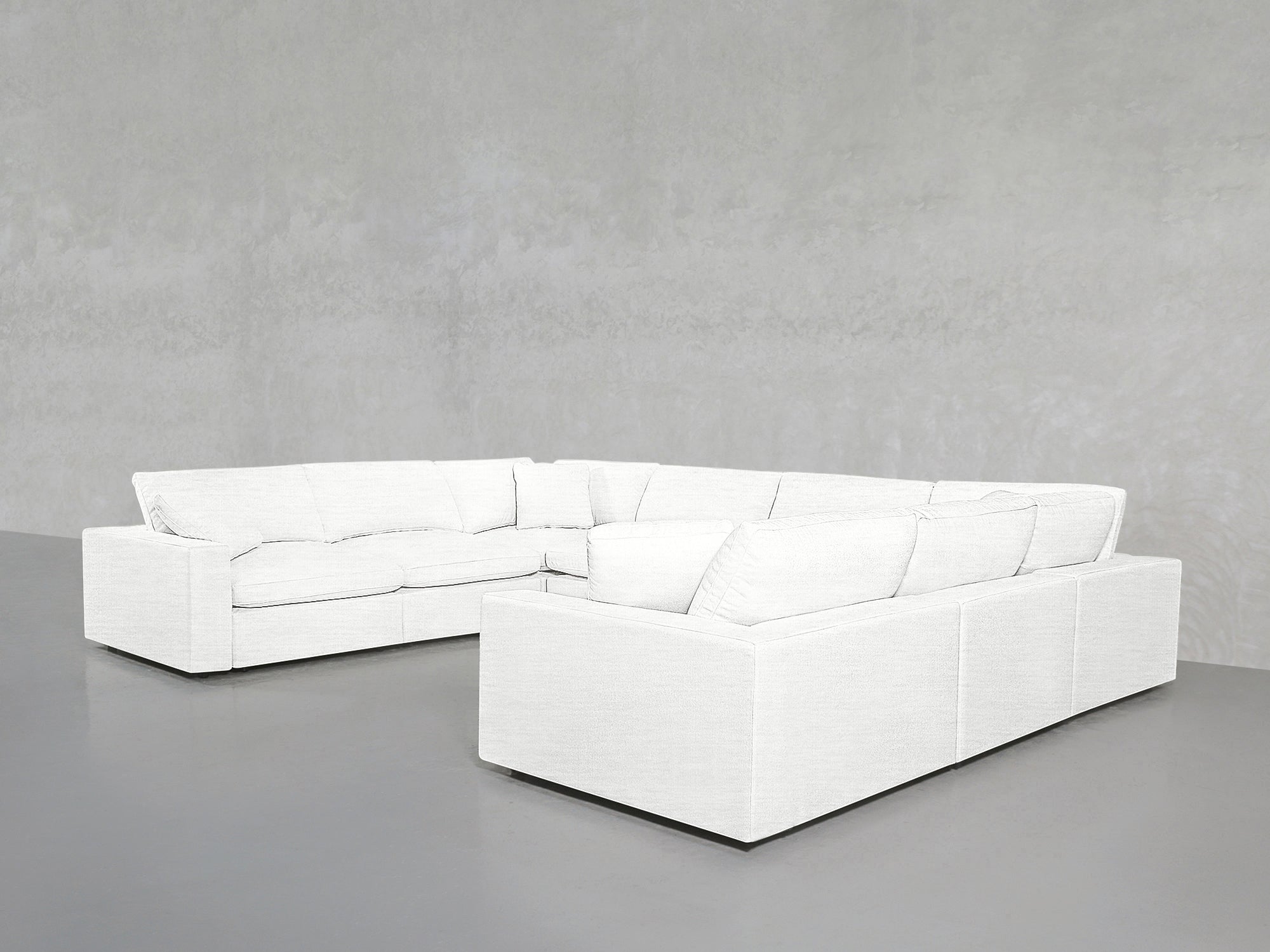 8 - Seat Modular U - Sectional - 7th Avenue
