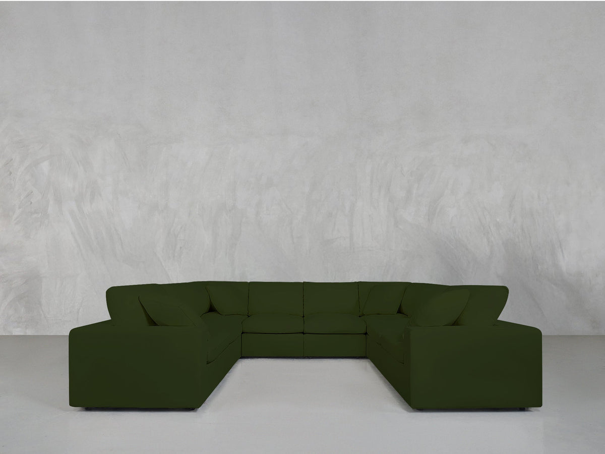8 - Seat Modular U - Sectional - 7th Avenue