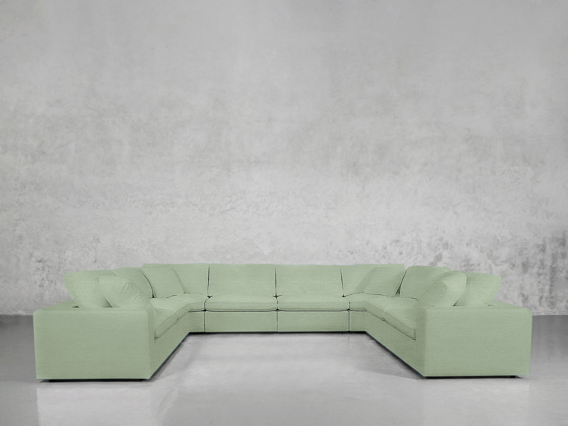 8-Seat Modular U-Sectional - 7th Avenue