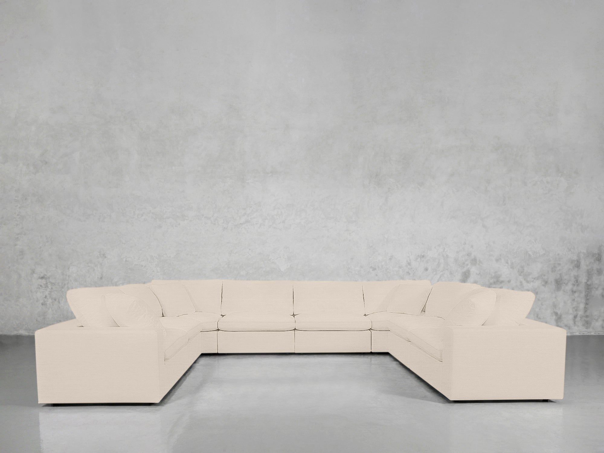 8 - Seat Modular U - Sectional - 7th Avenue