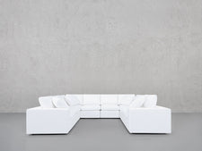 8 - Seat Modular U - Sectional - 7th Avenue
