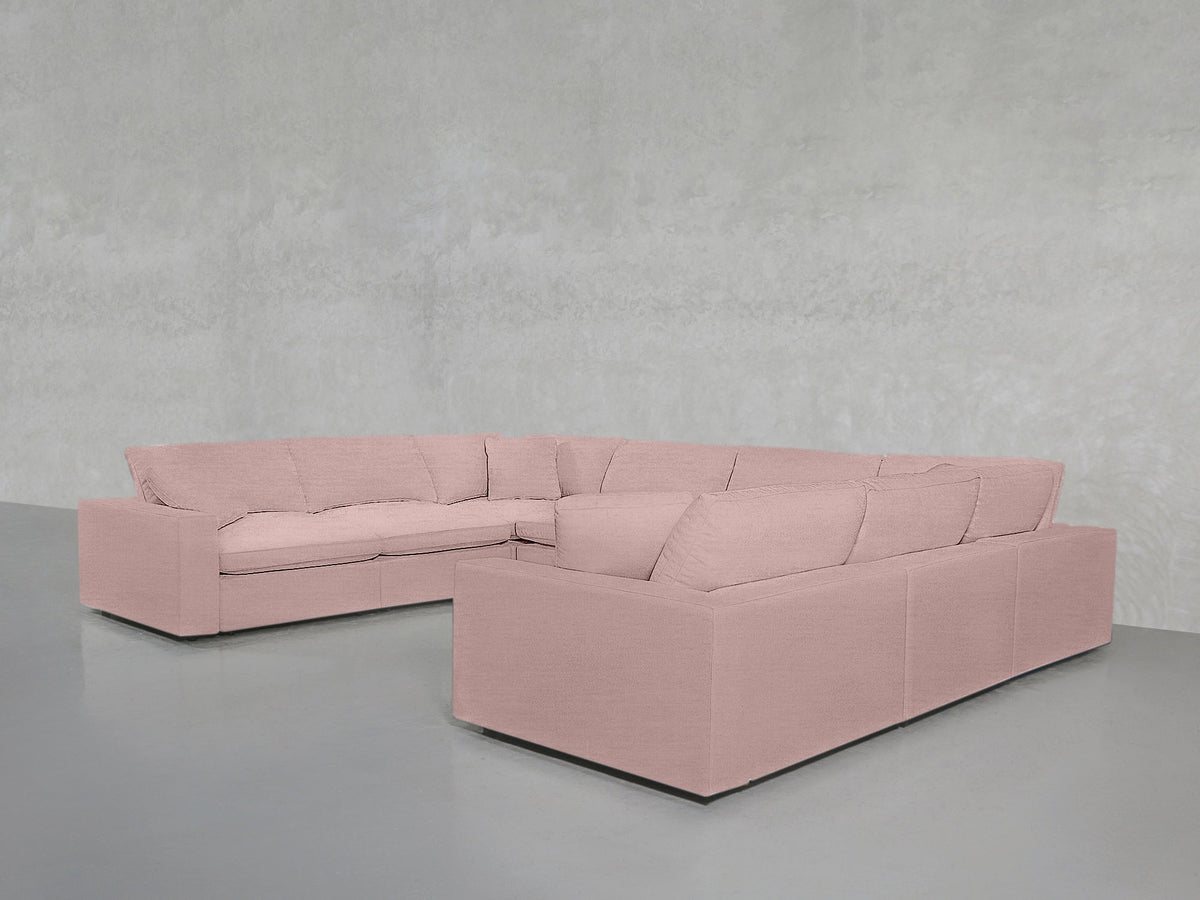 8 - Seat Modular U - Sectional - 7th Avenue
