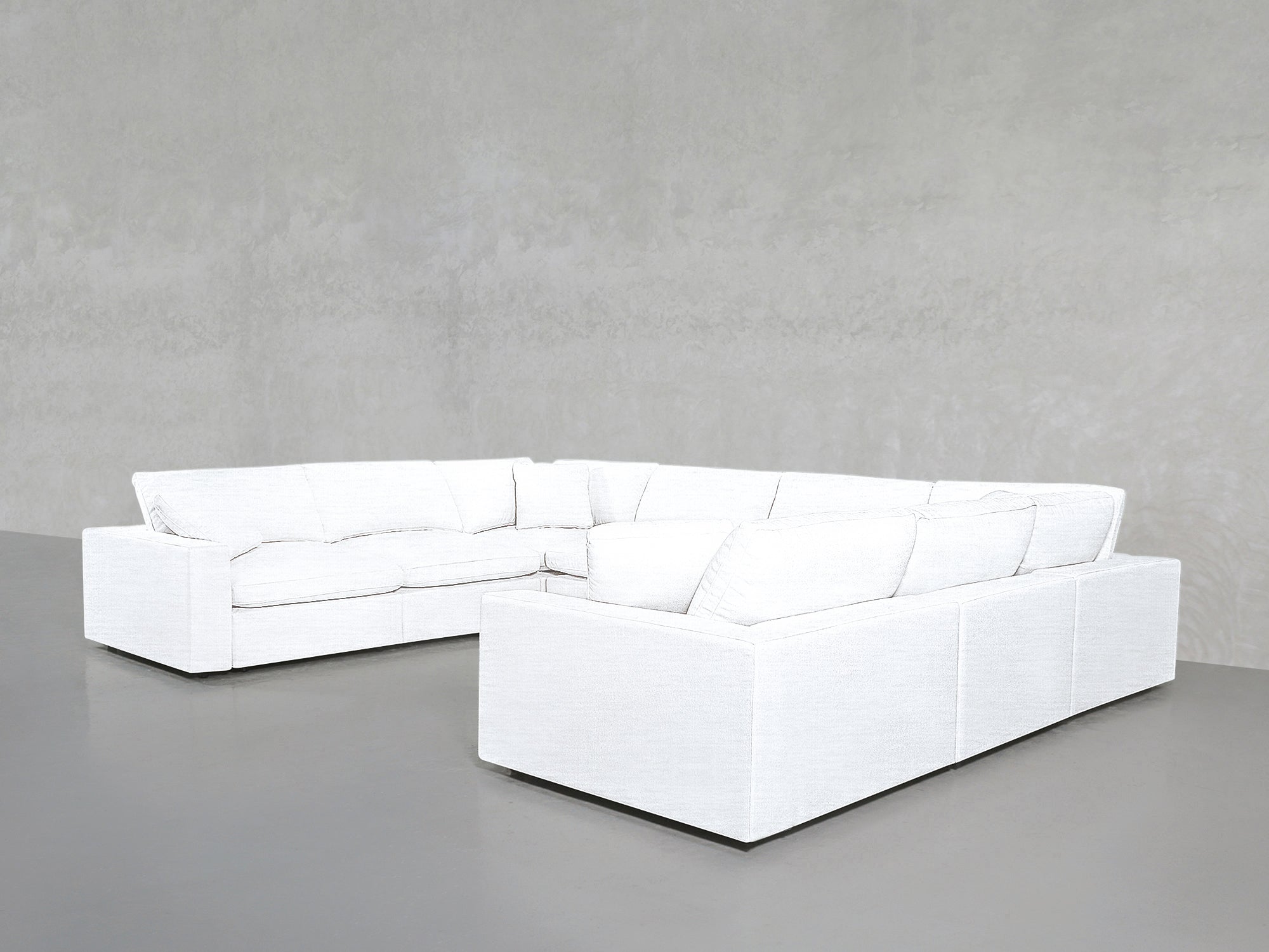 8 - Seat Modular U - Sectional - 7th Avenue