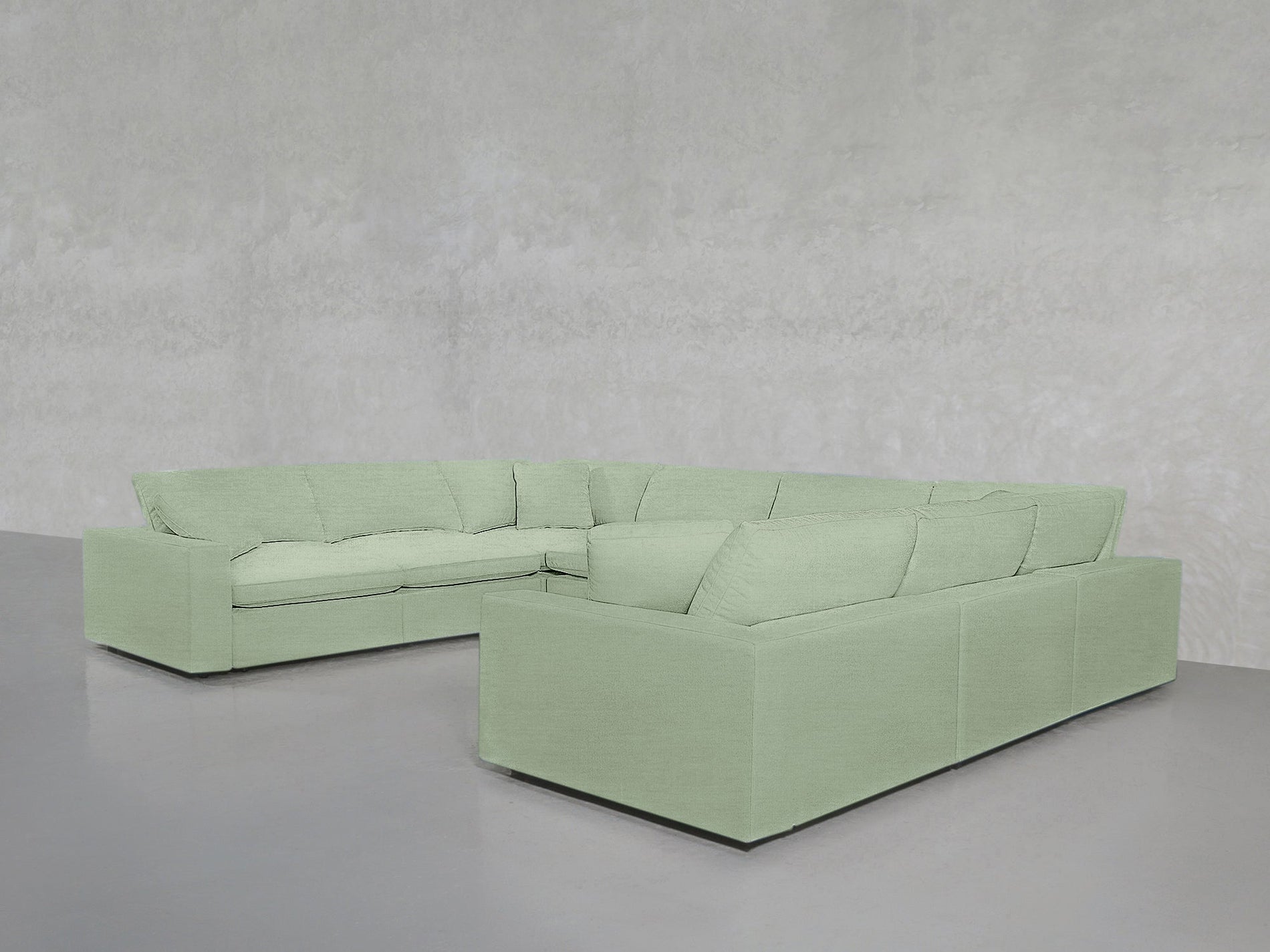 8-Seat Modular U-Sectional - 7th Avenue