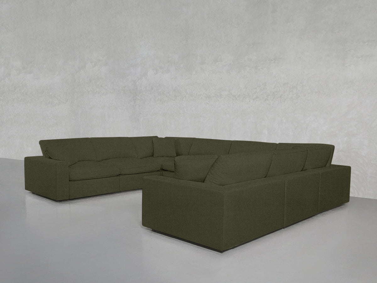 8-Seat Modular U-Sectional - 7th Avenue