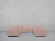 8 - Seat Modular U - Sectional - 7th Avenue