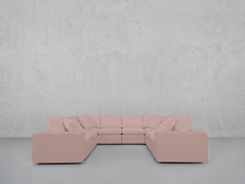 8 - Seat Modular U - Sectional - 7th Avenue