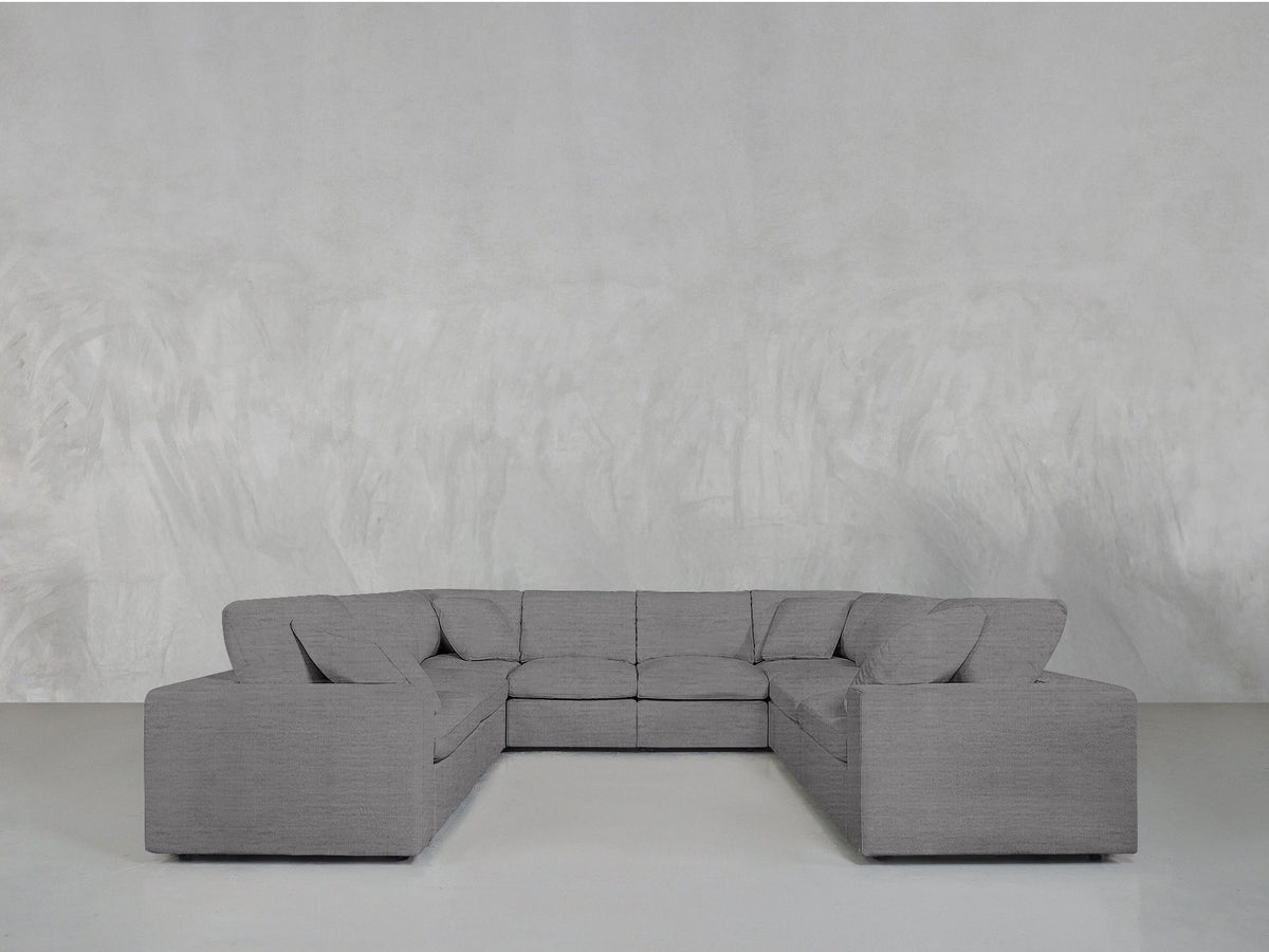 8 - Seat Modular U - Sectional - 7th Avenue