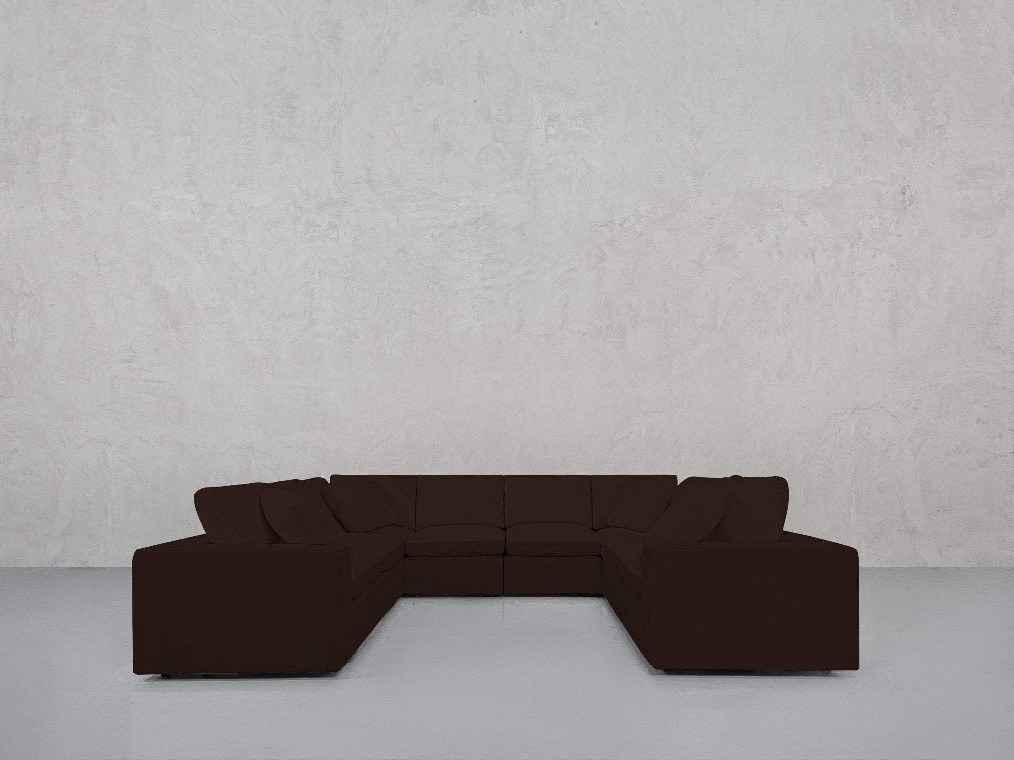 8 - Seat Modular U - Sectional - 7th Avenue