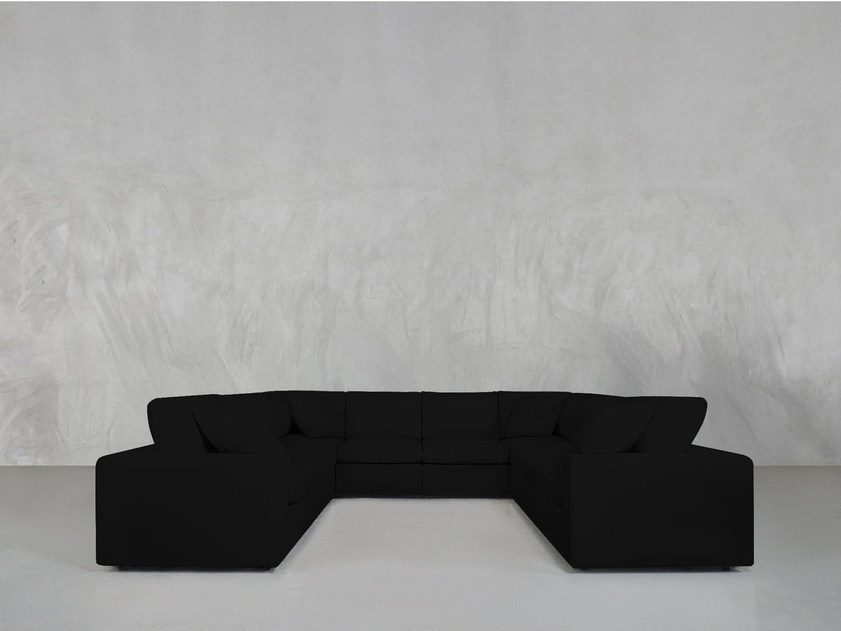8 - Seat Modular U - Sectional - 7th Avenue