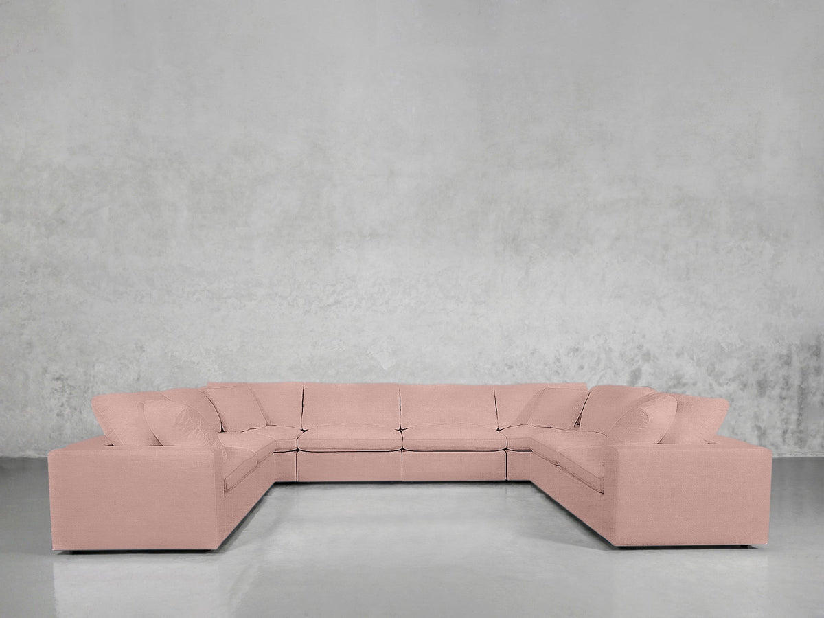 8 - Seat Modular U - Sectional - 7th Avenue