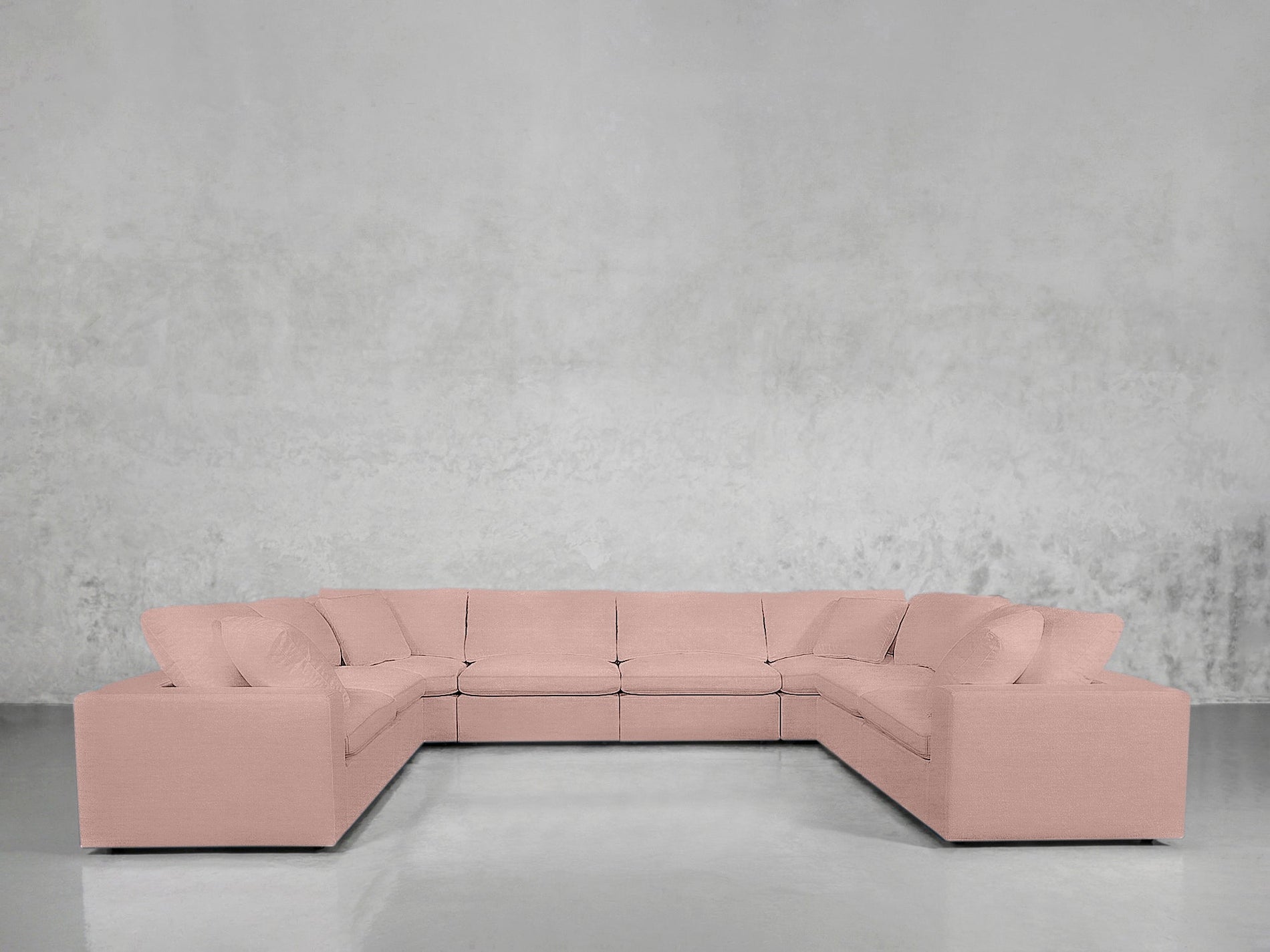 8 - Seat Modular U - Sectional - 7th Avenue