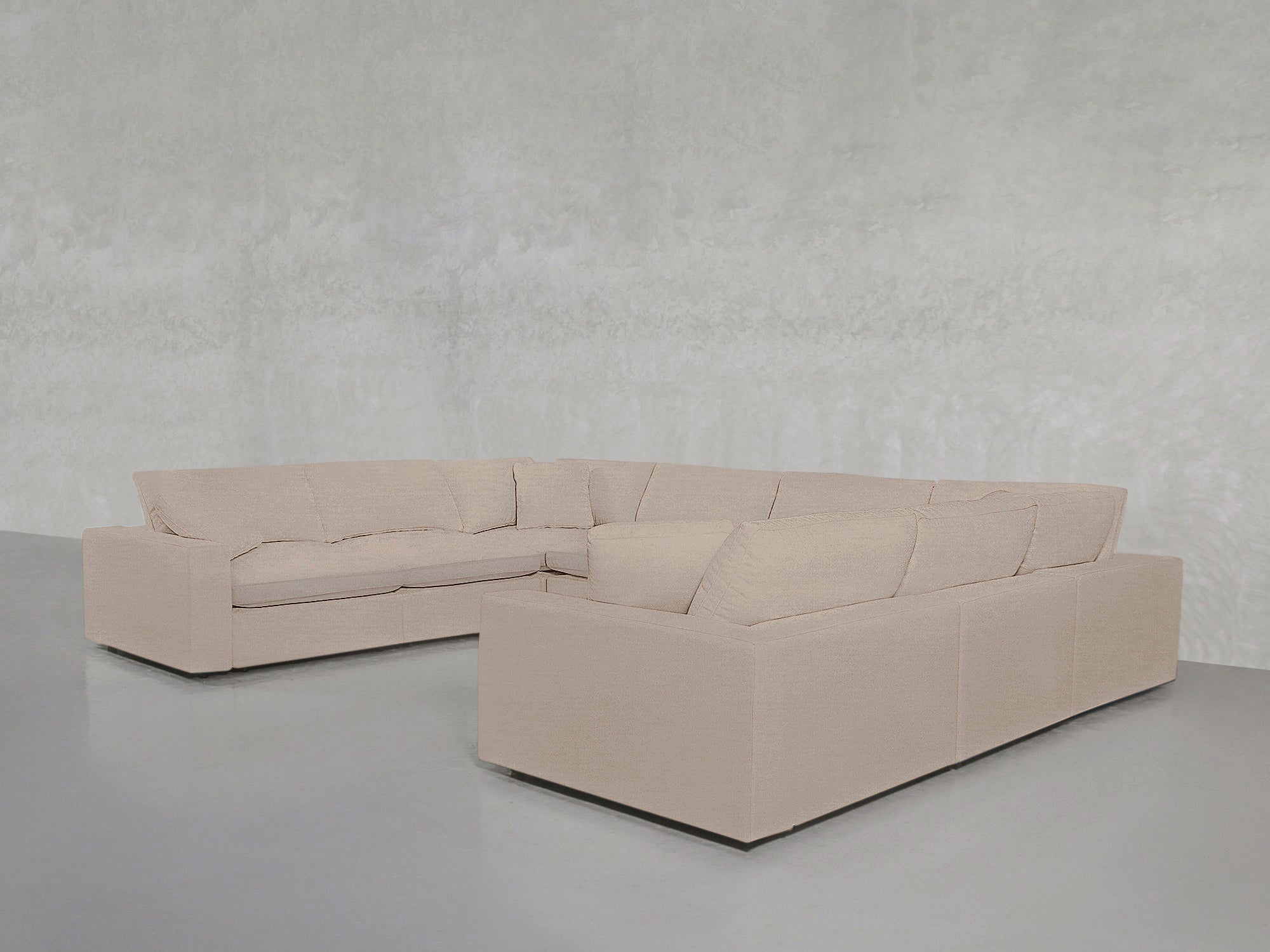 8 - Seat Modular U - Sectional - 7th Avenue