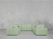 8-Seat Modular U-Sectional - 7th Avenue