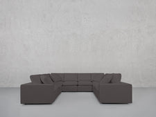 8 - Seat Modular U - Sectional - 7th Avenue
