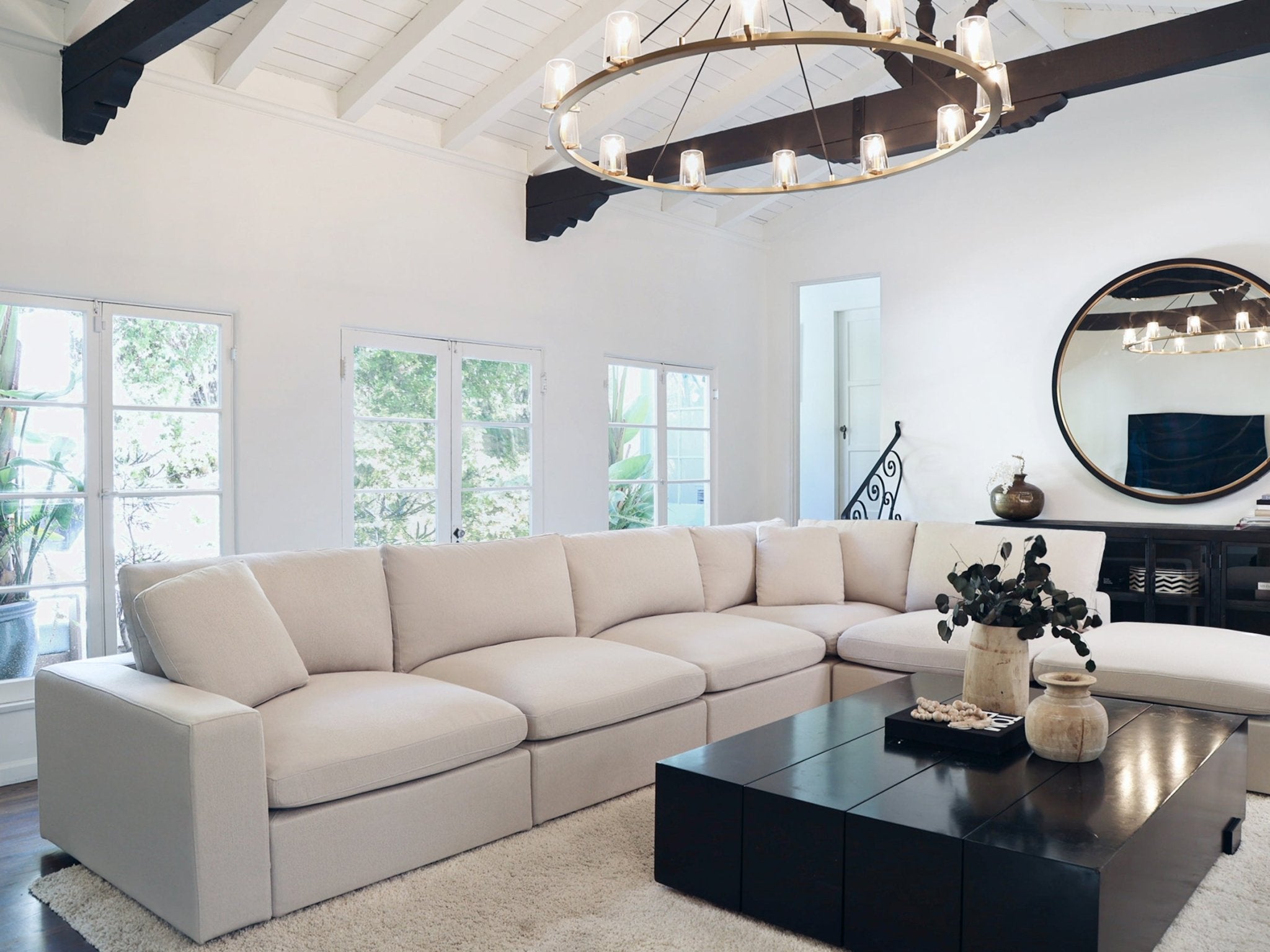 8 - Seat Modular U - Sectional - 7th Avenue
