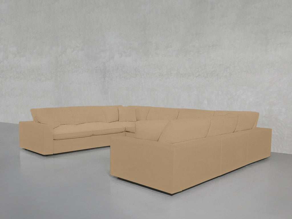 8 - Seat Modular U - Sectional - 7th Avenue