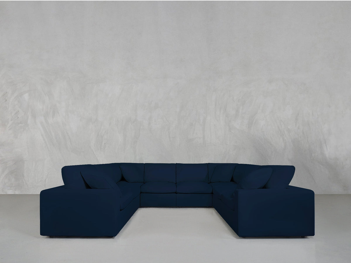 8 - Seat Modular U - Sectional - 7th Avenue