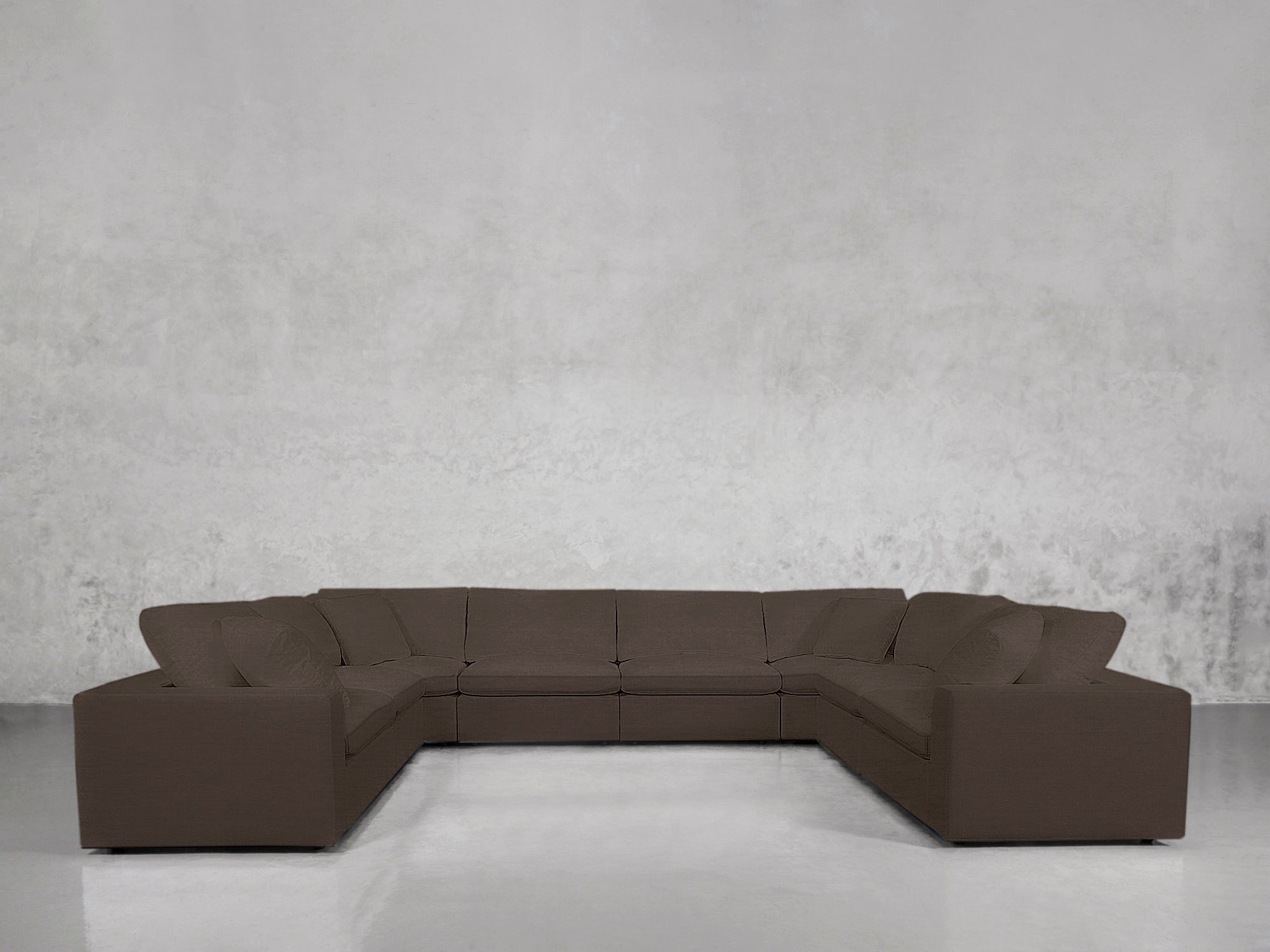 8 - Seat Modular U - Sectional - 7th Avenue
