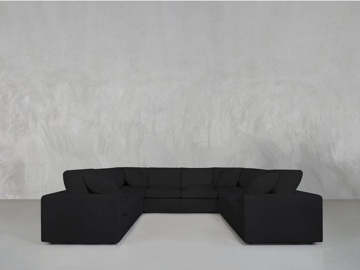 8 - Seat Modular U - Sectional - 7th Avenue