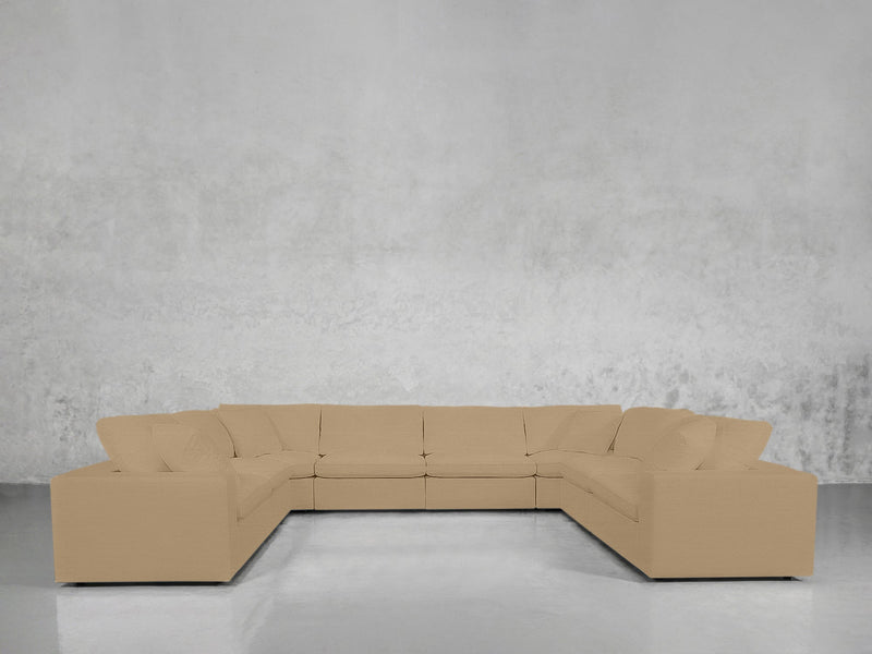 8-Seat Modular U-Sectional - 7th Avenue