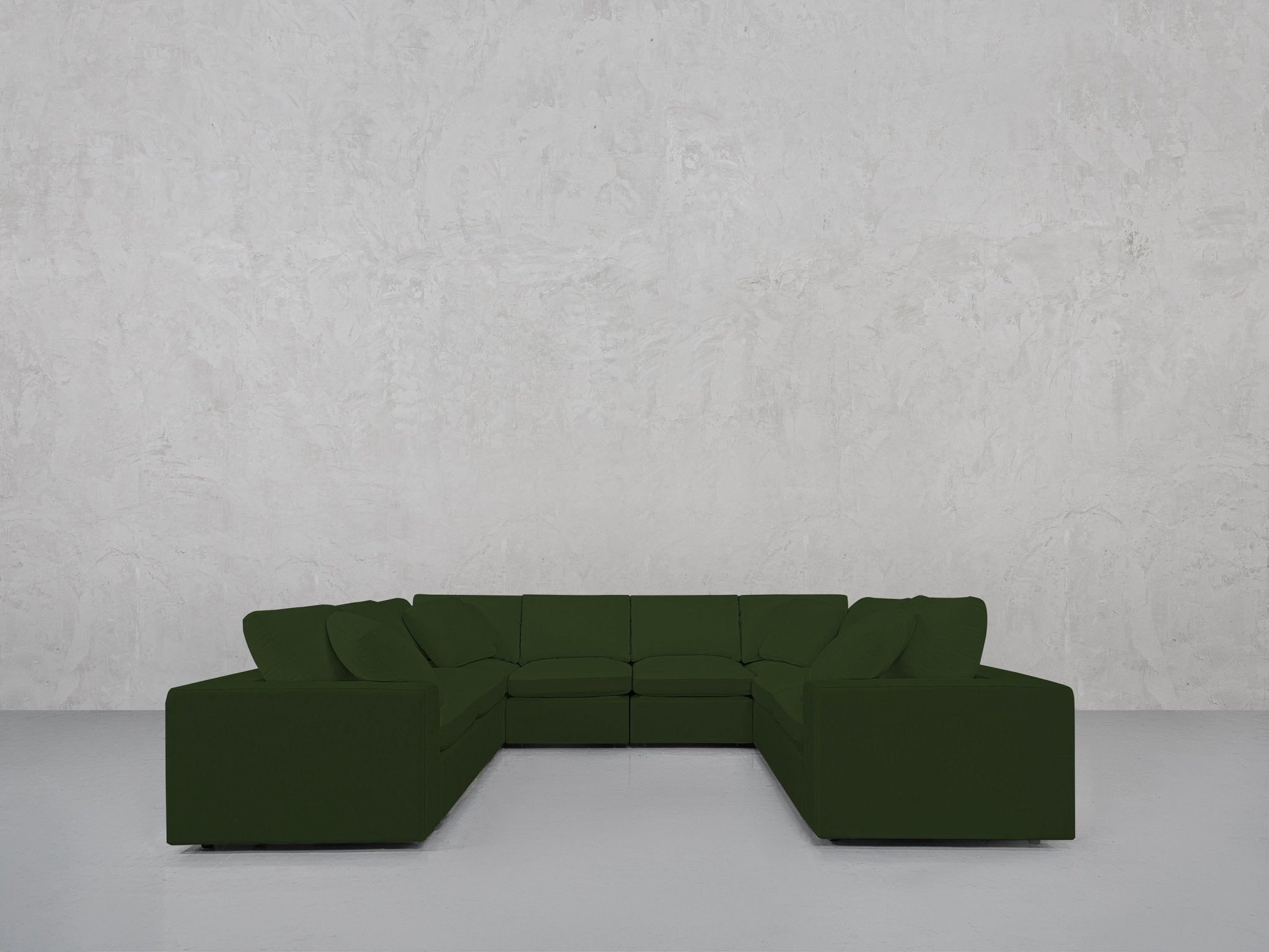 8 - Seat Modular U - Sectional - 7th Avenue