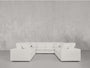 8-Seat Modular U-Sectional
