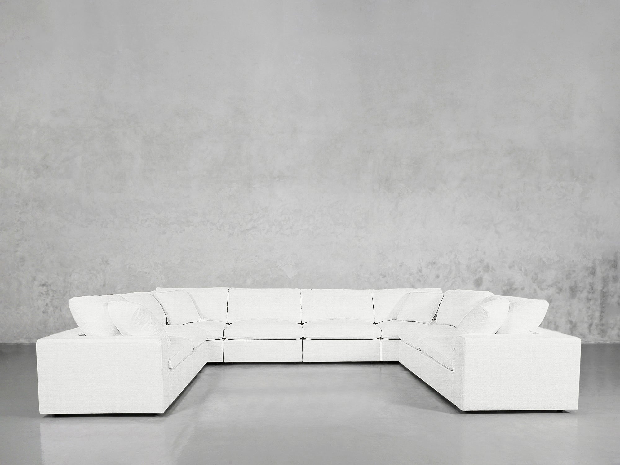8 - Seat Modular U - Sectional - 7th Avenue