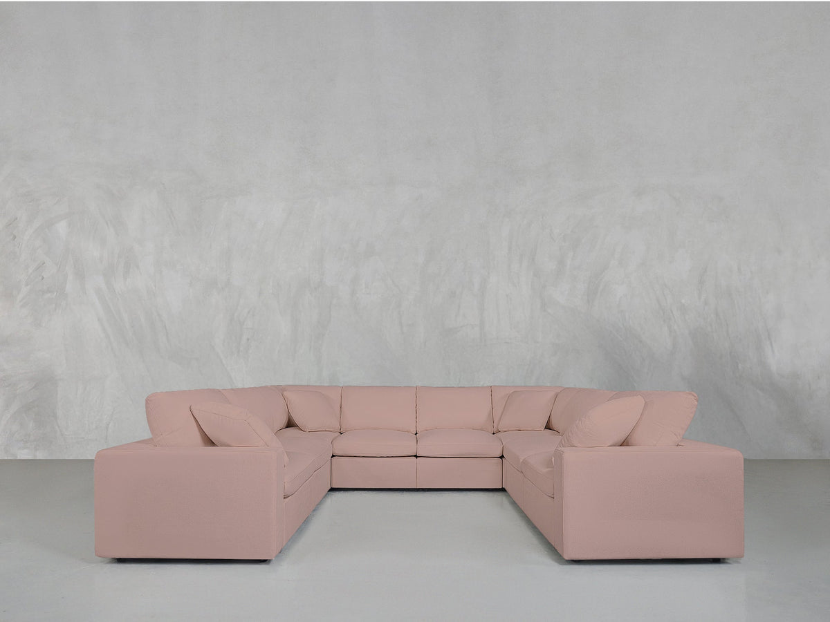8 - Seat Modular U - Sectional - 7th Avenue