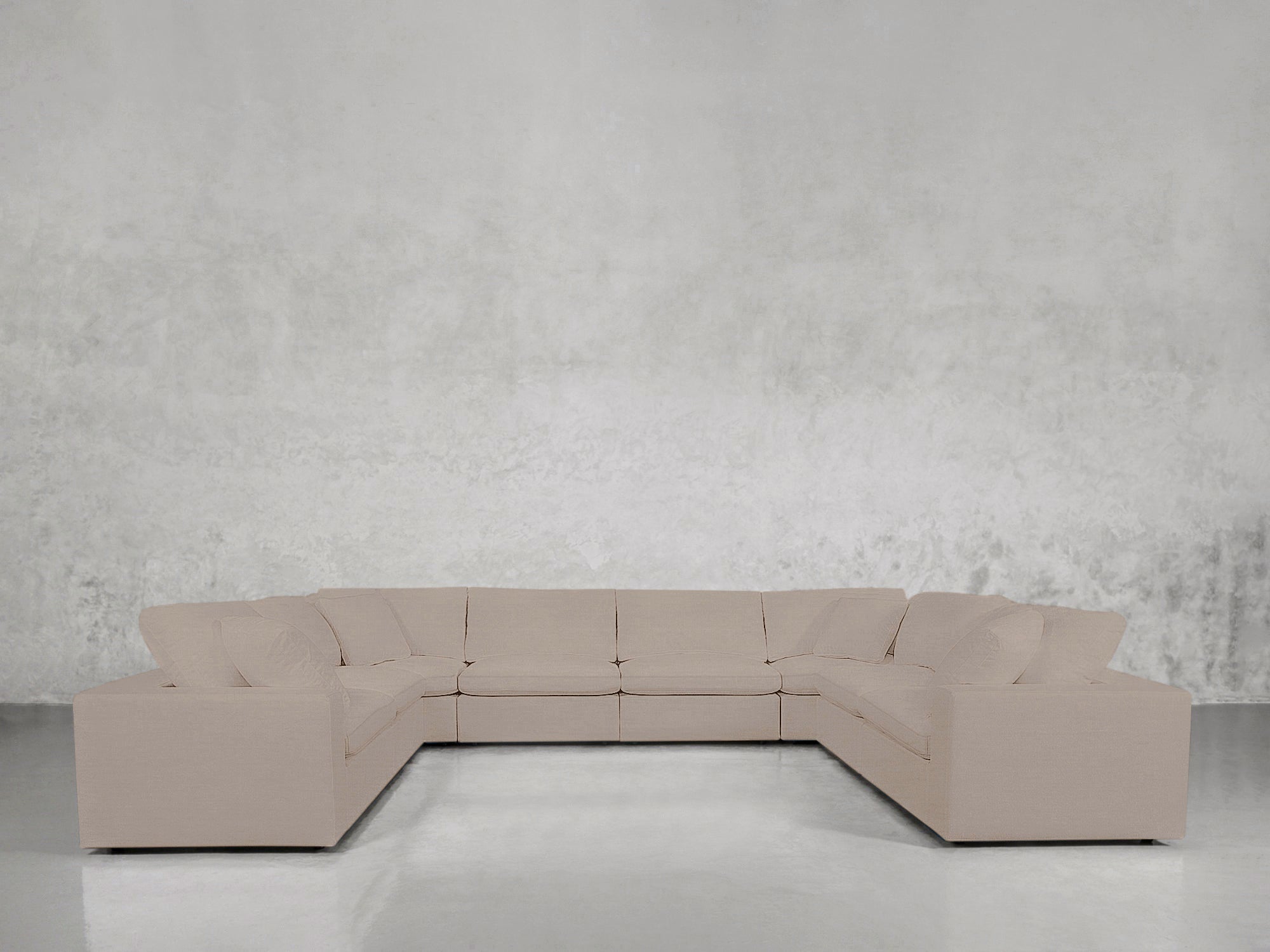 8 - Seat Modular U - Sectional - 7th Avenue