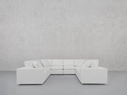 8 - Seat Modular U - Sectional - 7th Avenue
