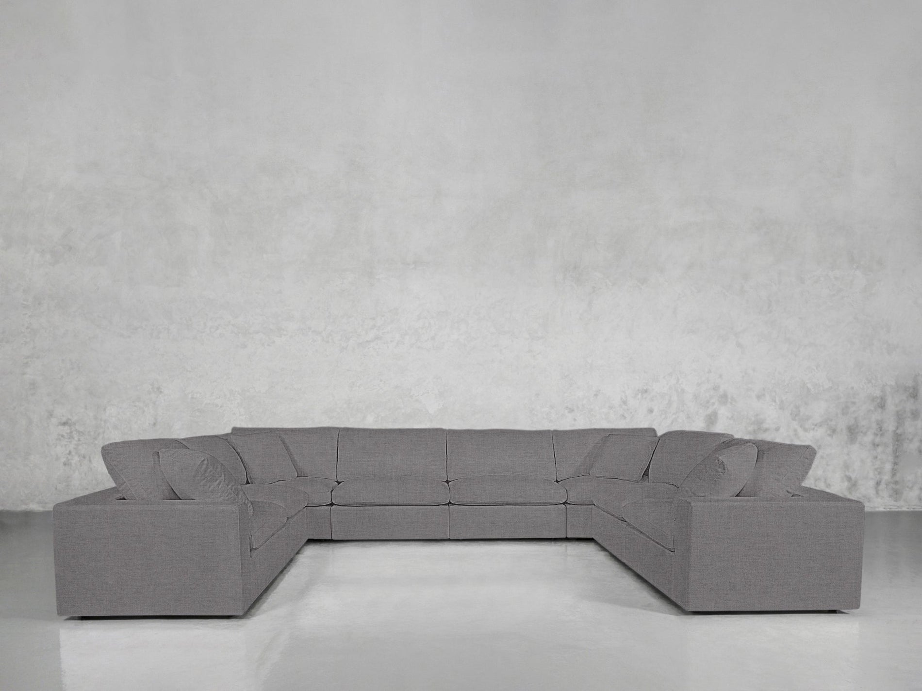 8-Seat Modular U-Sectional - 7th Avenue