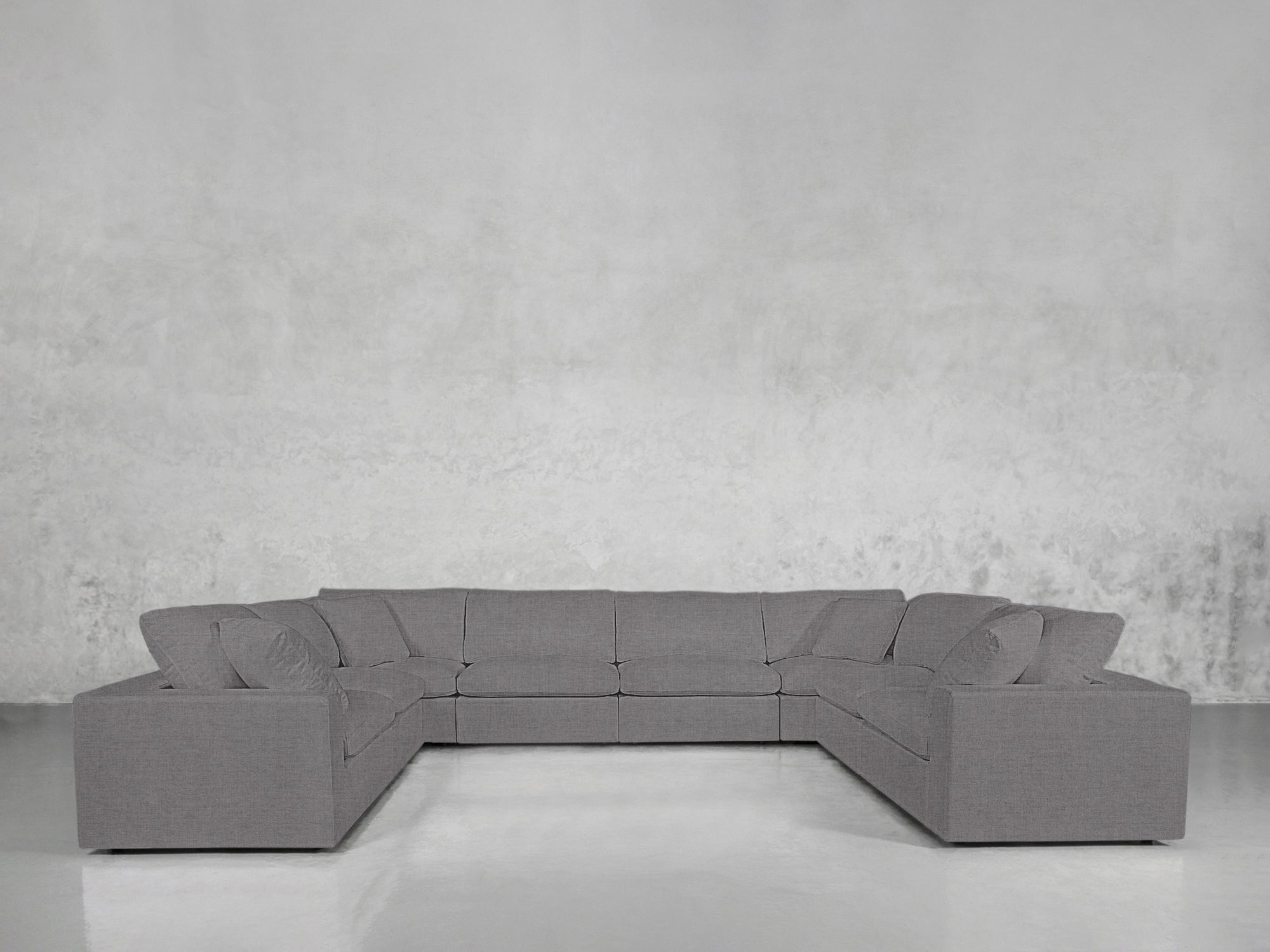 8-Seat Modular U-Sectional - 7th Avenue