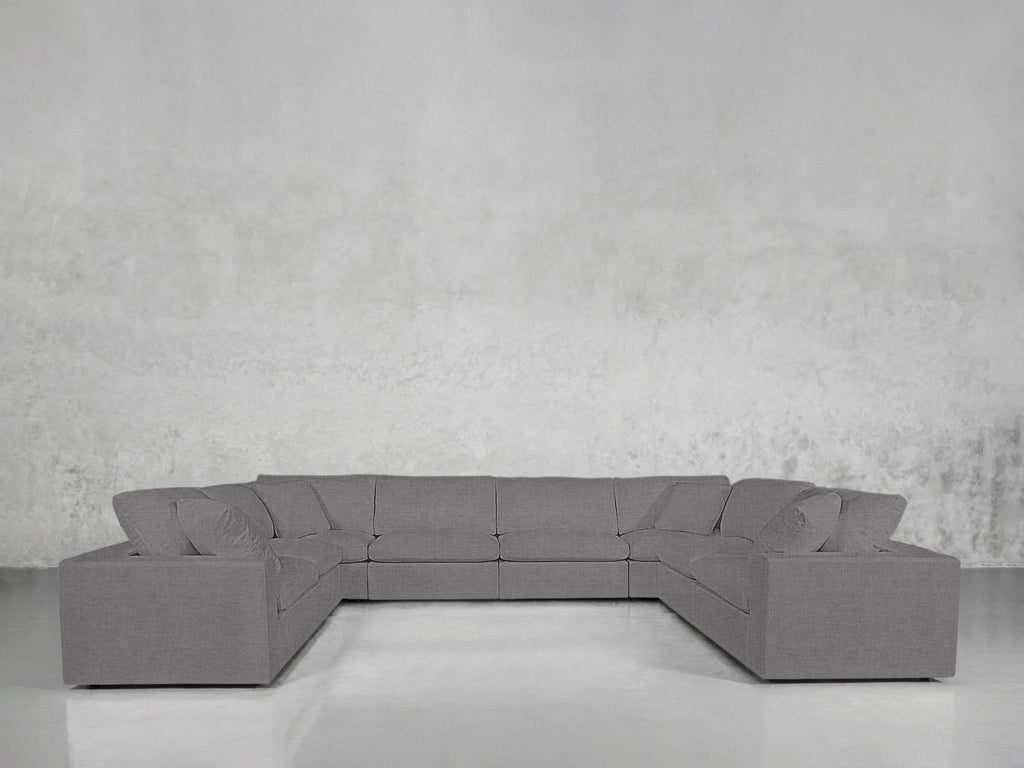 8 - Seat Modular U - Sectional - 7th Avenue