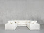 8 - Seat Modular U - Sectional - 7th Avenue