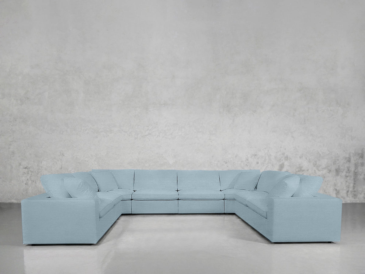 8 - Seat Modular U - Sectional - 7th Avenue