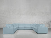 8 - Seat Modular U - Sectional - 7th Avenue