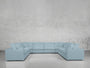 8 - Seat Modular U - Sectional - 7th Avenue