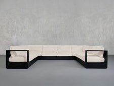 8 - Seat Modular U - Sectional Aluminum Outdoor - 7th Avenue