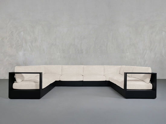 8 - Seat Modular U - Sectional Aluminum Outdoor - 7th Avenue