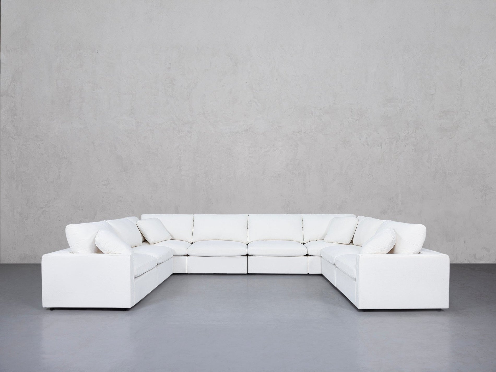 8-Seat Modular U-Sectional (Thin Arms) - 7th Avenue