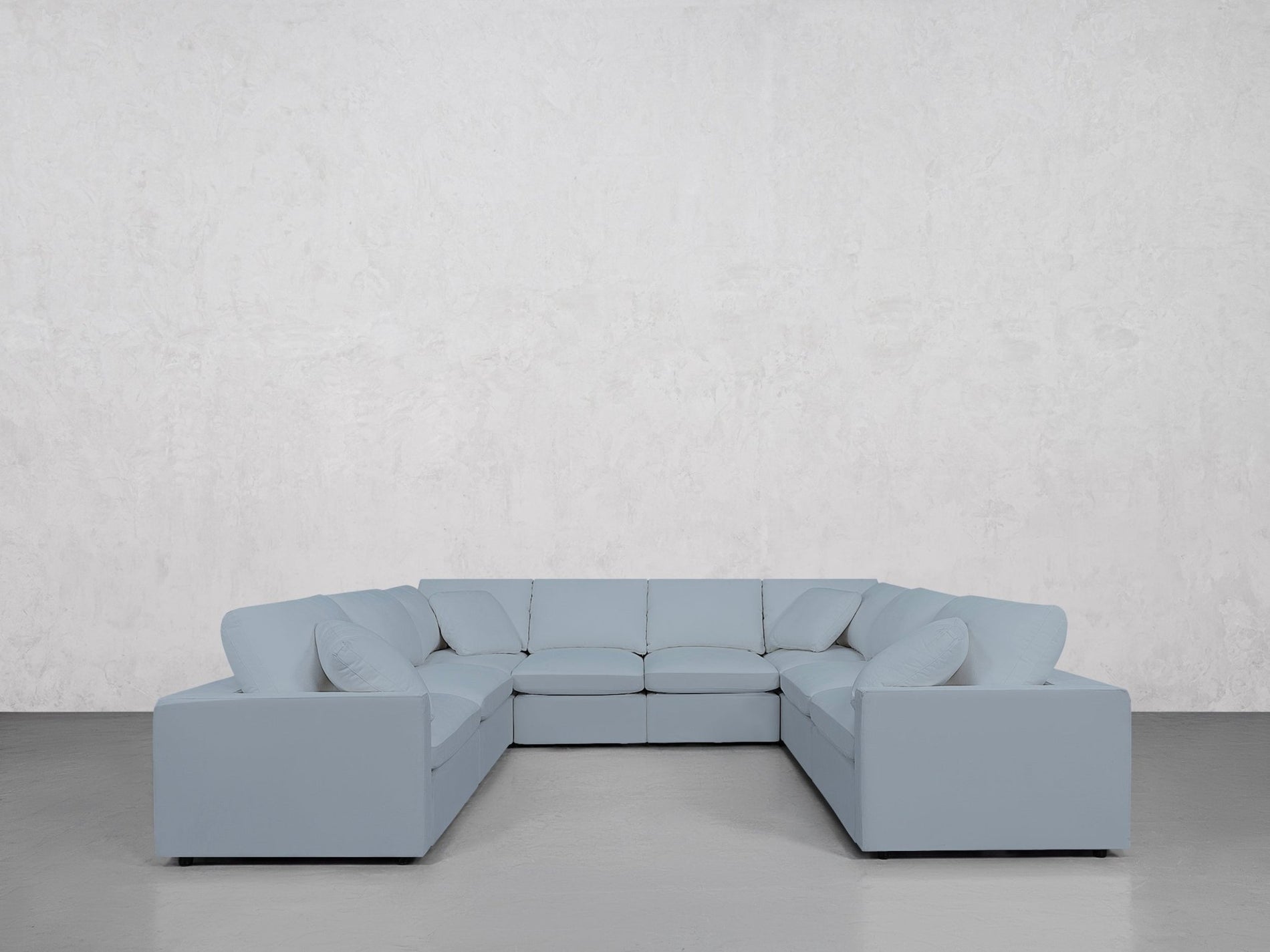 8-Seat Modular U-Sectional (Thin Arms) - 7th Avenue