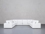 8-Seat Modular U-Sectional (Thin Arms) - 7th Avenue