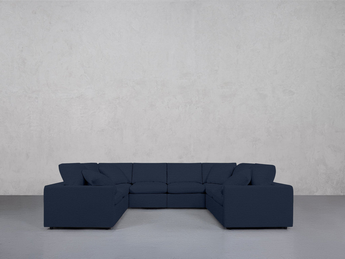 8-Seat Modular U-Sectional (Thin Arms) - 7th Avenue